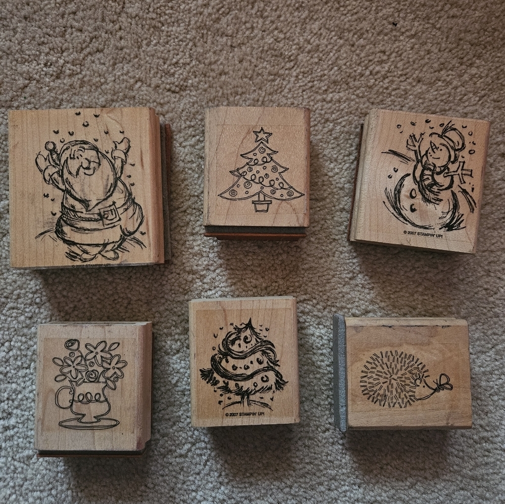 Stampin up rubber stamps,  2007